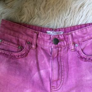 Free People Shorts - Free People Pink High Rise Denim Shorts Free People Shorts - Free People Pink High Rise Denim Shorts